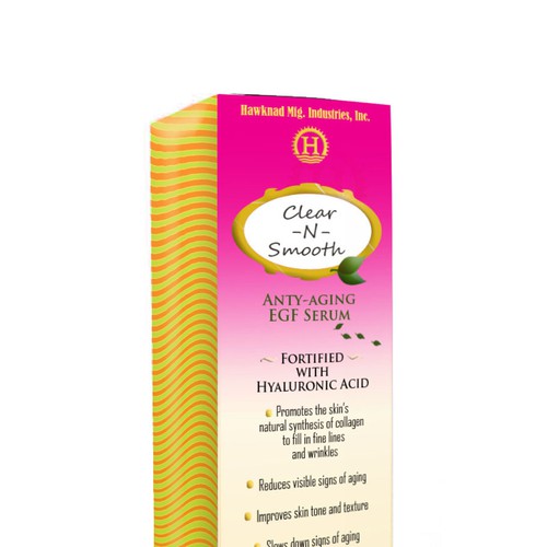 Face Serum Box Design Design by bow wow wow