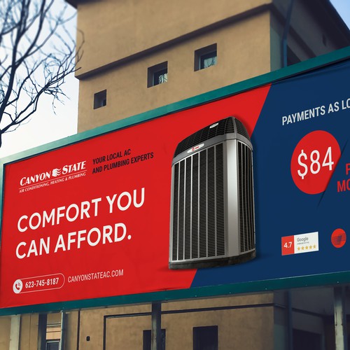 Design An Eye-Catching Billboard For An HVAC Company Design réalisé par Miketerashi