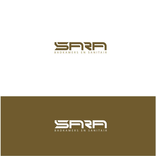 Logo moet SARA zijn ipv saar, letters moeten beeldmerk worden, ‘Badkamers & Sanitair’ eronder!! Design by Muntaha's