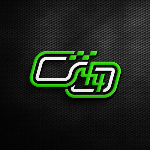 "I would like a driver logo with number involved that clearly communicates I am a race car driver" winning Logo design