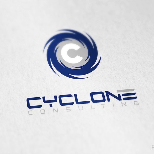 Envision & create a sleek and futuristic cyclonic (swirling) illustration for Cyclone Consulting Design by Wenwen