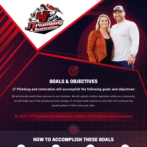 BUSINESS VISION & CORE VALUES - TWO PAGE CONTEST Design by RP 07™