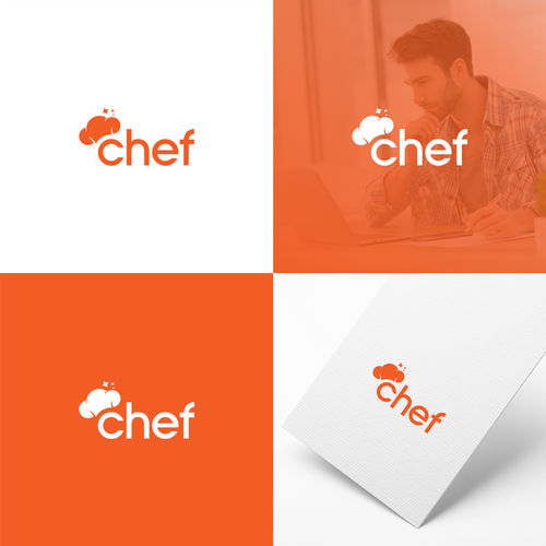"CHEF": Food & Cooking Social Media Logo Design by golden_koi