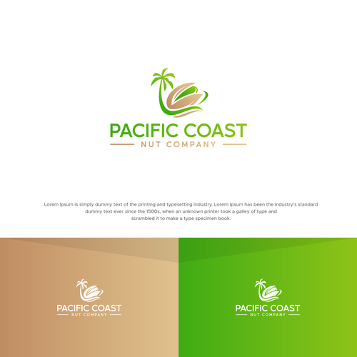 Simplistic logo for a California pistachio company Design by MotionPixelll™