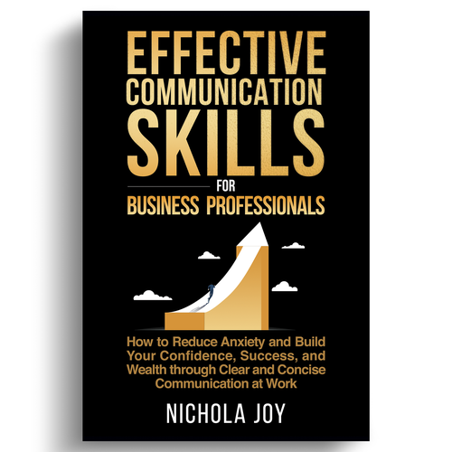 Design a book cover targeting  business professionals that want to enhance communication skills. Design by melsaber