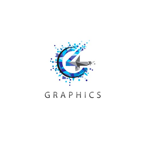 Geometric, modern, inspiring, powerful logo for my graphic design company C4 Graphics located in Colorado Design von totovas