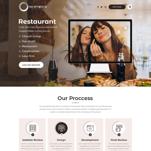 Create a Trendy New Webpage for an Half A Million Dollar-Value Website Agency Design by Irshad 786