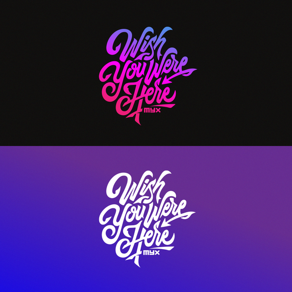 Design by Mister Doodle titled "Wish you were here"