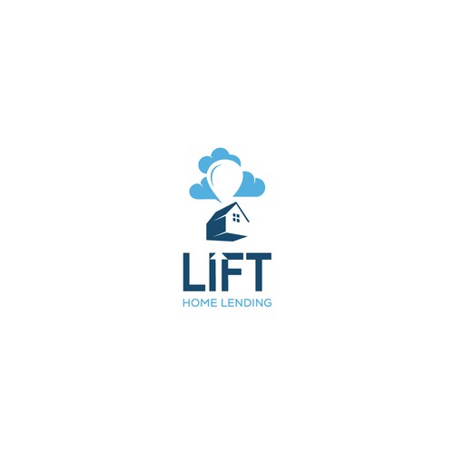 Lift Home Lending Logo Design by ArtByShahnaz™