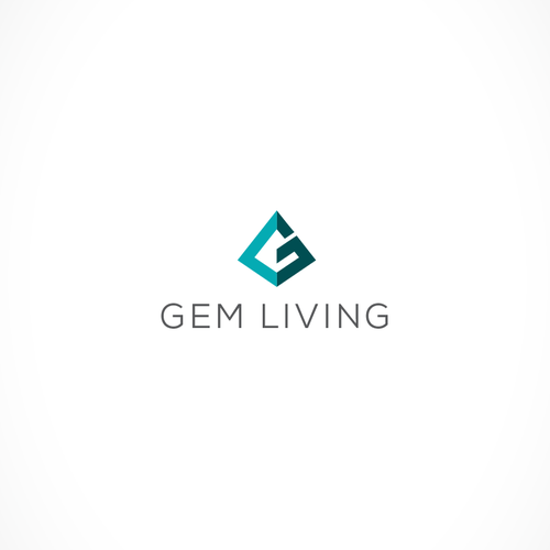 Geometrical, minimalist, modern brand design for Gem Living Design by aligrafix