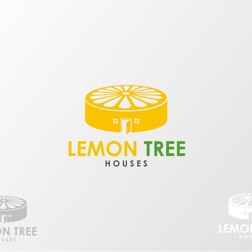Lemon Tree Houses Logo Folegandros Island Resort in Greece! Design by efraim lee