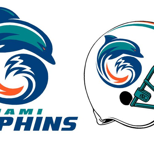 99designs community contest: Help the Miami Dolphins NFL team re-design its logo!-ontwerp door fs42158