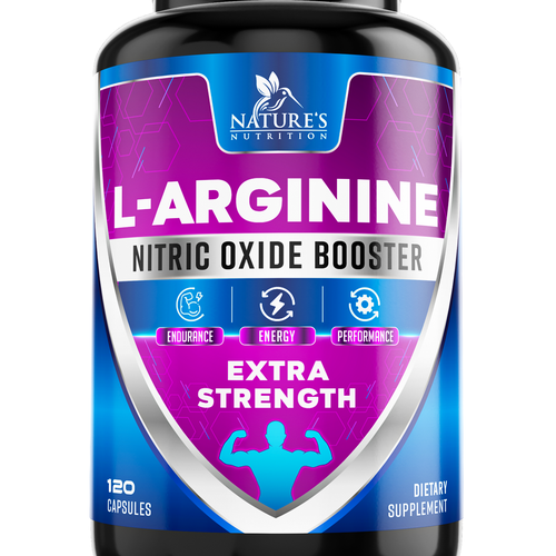 Diseño de Powerful L-Arginine Capsules Design Needed for Nature's Nutrition de ZAKIGRAPH ®