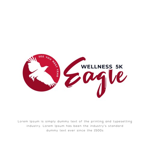 Design di Design modern logo for a Eagle 5K Walk/Run for North Carolina Central University Ultimate Homecoming di 7Overlay