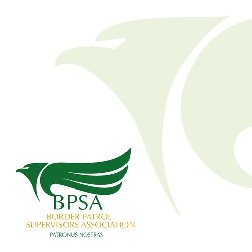 Border Patrol Supervisors Association Eagle Logo Design Design by Baglio
