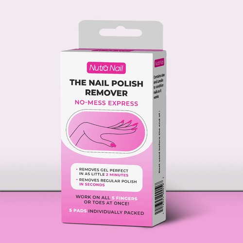 Nutra Nail Gel Remover Design by The Janati