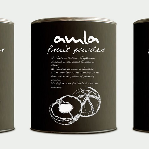 Amla Fruit Powder Label Design by bcra