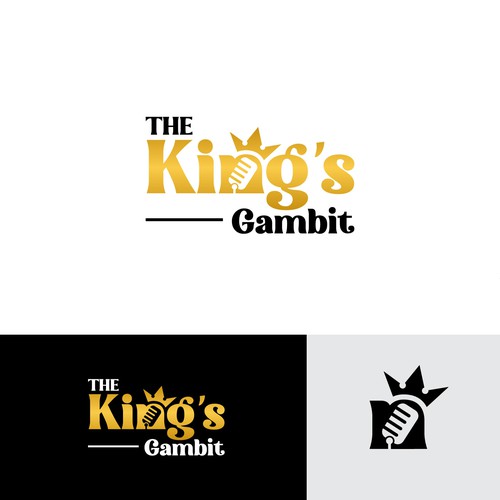 Design the Logo for our new Podcast (The King's Gambit) Diseño de Dezineexpert⭐