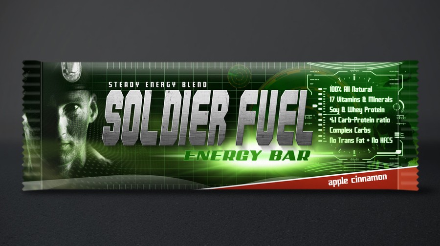 The SOLDIER FUEL™ Energy Bar needs a new wrapper design Print or