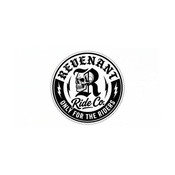 Design by HM Design Works titled "Revenant Ride Co."