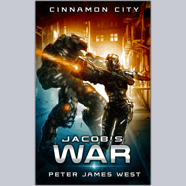 Book Cover for a sci-fi series