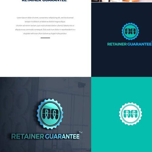 Fun and eye catching logo needed for orthodontic retainer warranty program. Design by Eeshu