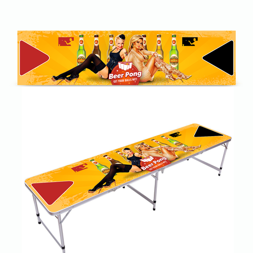 Entertaining Beer Pong Table Designs, Beer Pong Table Decoration Ideas
