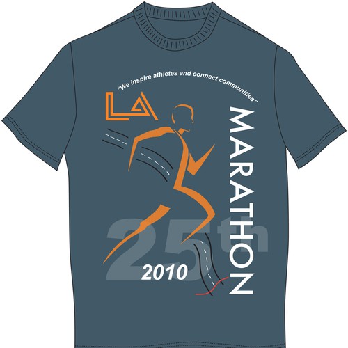 LA Marathon Design Competition Diseño de Silver Quill