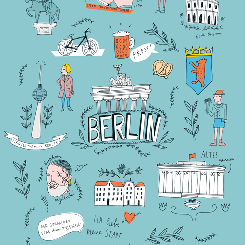 99designs Community Contest: Create a great poster for 99designs' new Berlin office (multiple winners) Design by Peachee