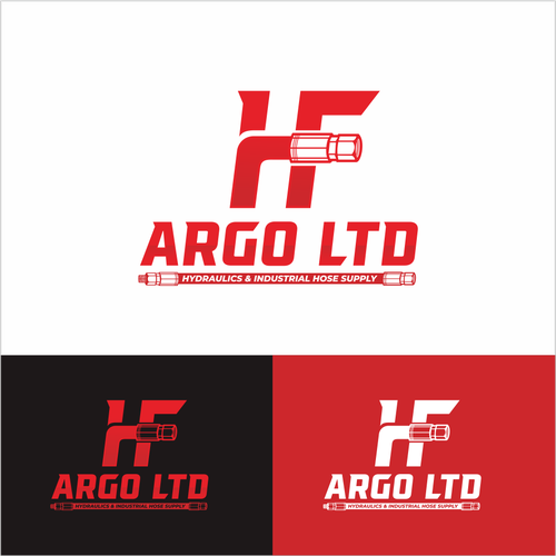 Hydraulic hose shop logo Design by dimbro