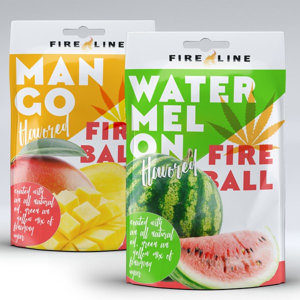 Design by deleted-1418510 titled "bold packaging design for cannabis sweets"