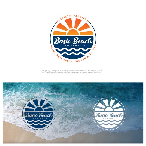 Logo design for beach apparel & lifestyle brand
