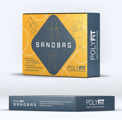 Create EYE-CATCHING packaging design for a Fitness Product! Design by M3LLS