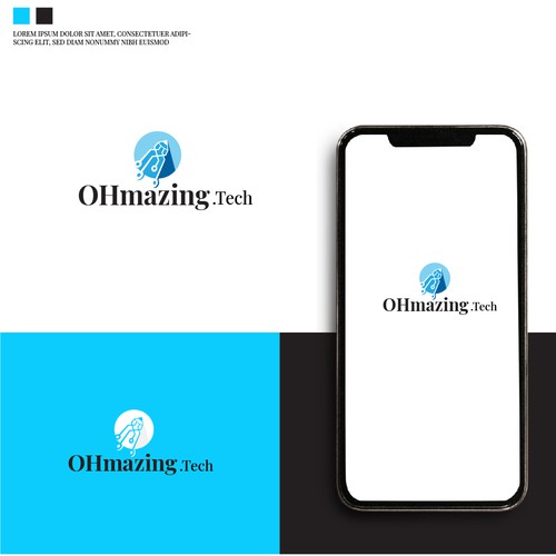 Design an Ohmazing Logo for a Technology Consulting Company. (Rebranding from hazeytech.com) Design by Aqsagraphics