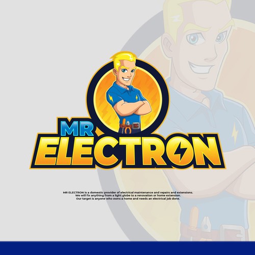 Design a logo for MR ELECTRON the electrical specialist Design by Jazzons⚔️