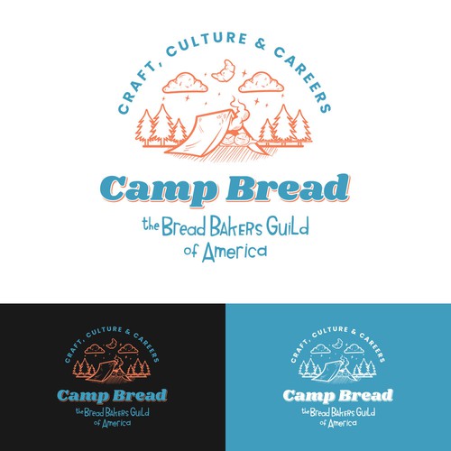 Seeking a playful and evocative logo for Camp Bread--an event for professional bakers Design by Athenaッ