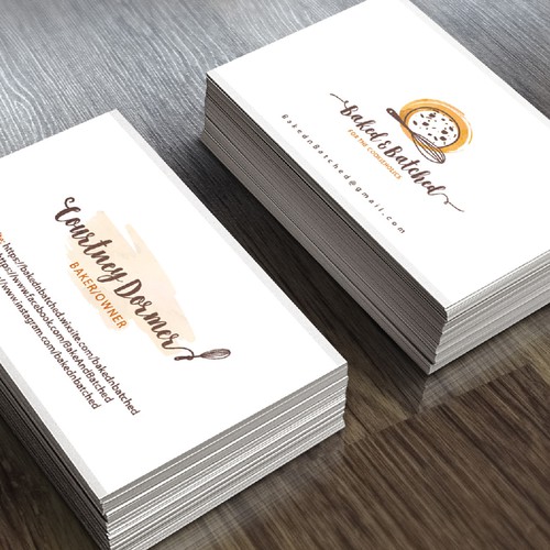 Cookie shop in need of clean artsy look | Logo & business card contest