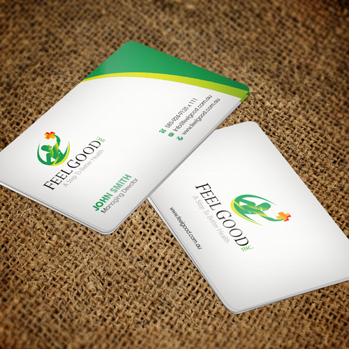 A Step To Better Health - Business card for the medical industry Design by FK_Designs