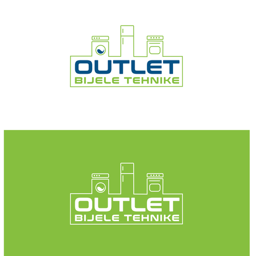 New logo for home appliances OUTLET store Diseño de TA design
