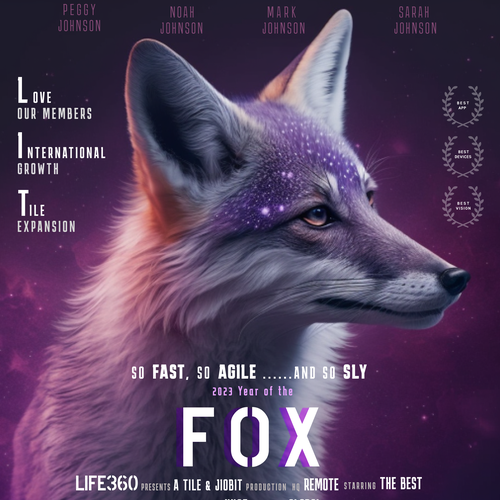 Design di Life360 2023 Year of the Fox Poster di Mahfuz Miah