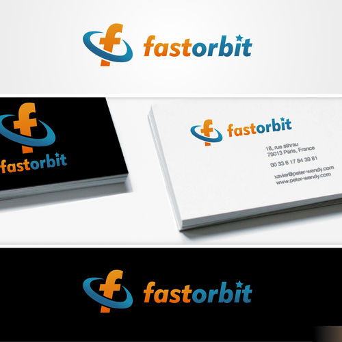 logo for Fast Orbit, LLC Design by HeART