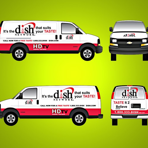 V&S 002 ~ REDESIGN THE DISH NETWORK INSTALLATION FLEET Design by maxmix