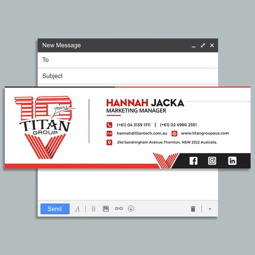 Update my Email Signature x 2 for Group of Companies | Logos Supplied! Design by Design Googly