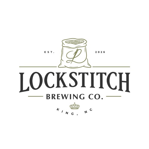 "Lockstitch Brewing Co. Logo" winning Menu