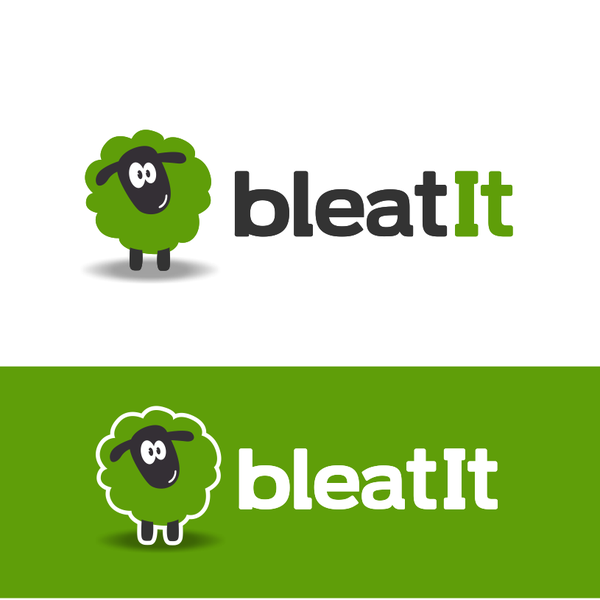 Design by skem99 titled "BLEAT IT logo"