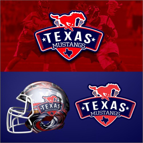 Diseño de Texas Mustangs de Amarilio Monteiro