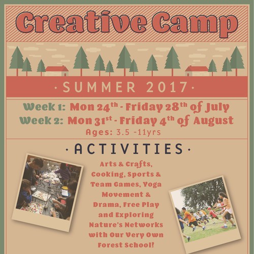 Create a super cool flyer for a Summer Holiday Camp | Postcard, flyer ...