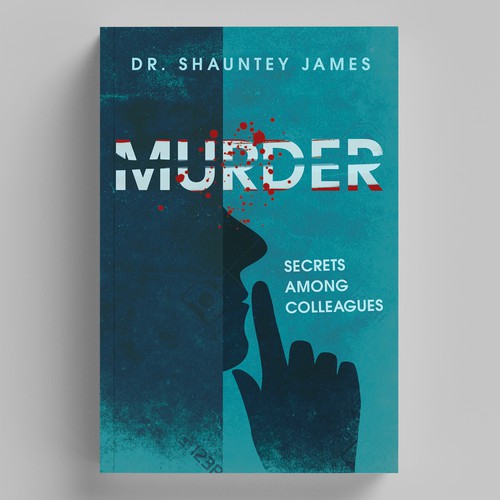 Cover for a classic murder mystery where secrets and lies fly among college professors Design by elQue.design