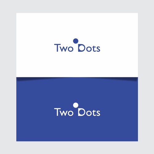 Two Dots Software Fraud Prevention Logo Design - Modern and Simple! Design by KRNVVN™