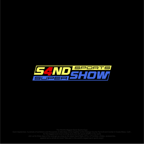 New Sand Sports Super Show Logo 2024 Design by javas_Tyo